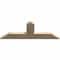 Ekena Millwork Portland Rough Sawn Timber Gable Bracket, Douglas Fir, 48"W x 18"H x 2"D x 6"F, 9/12 Pitch GBW048X18X0206POR00RDF - alternate 4